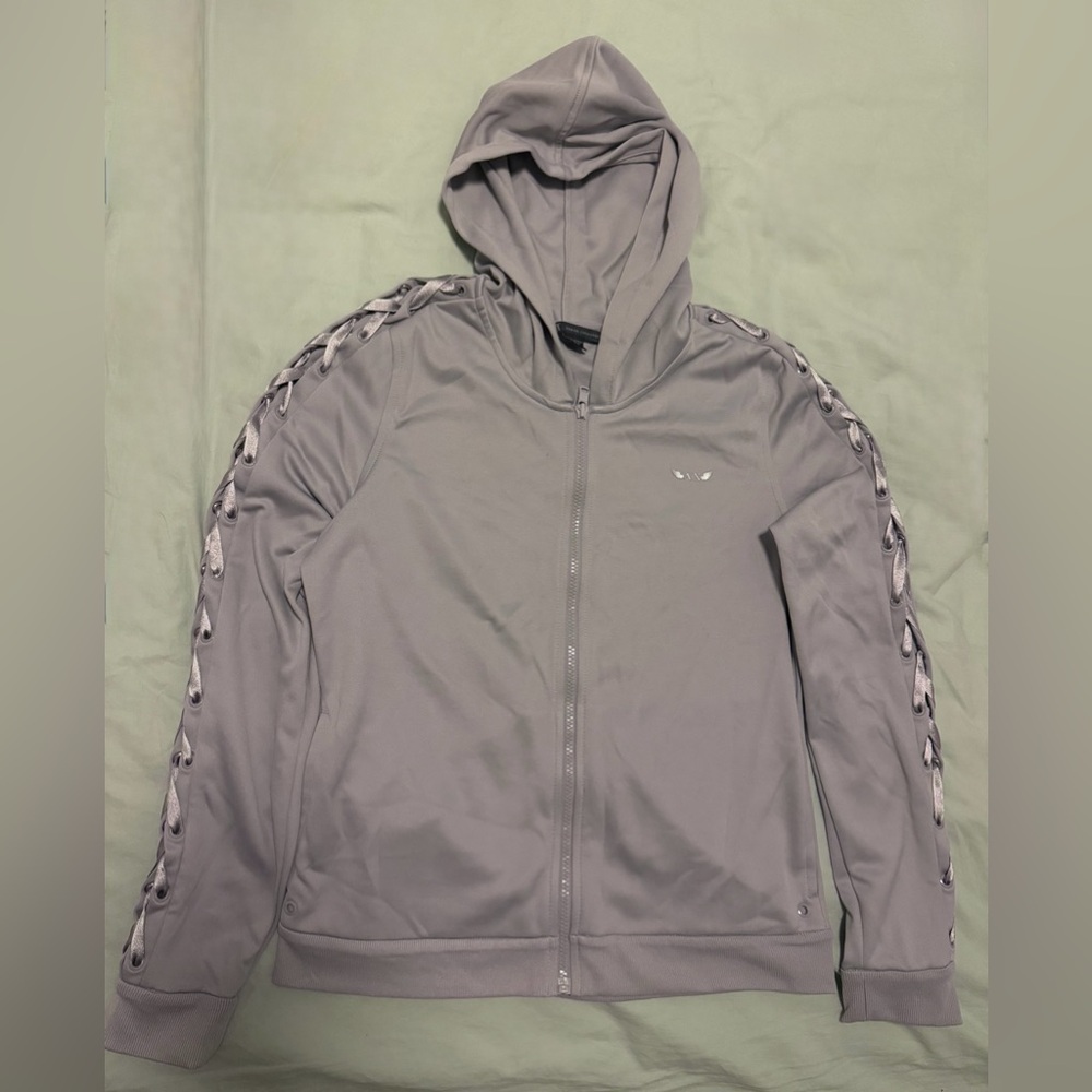 Armani Exchange Light Silver-Grey Hoodie
